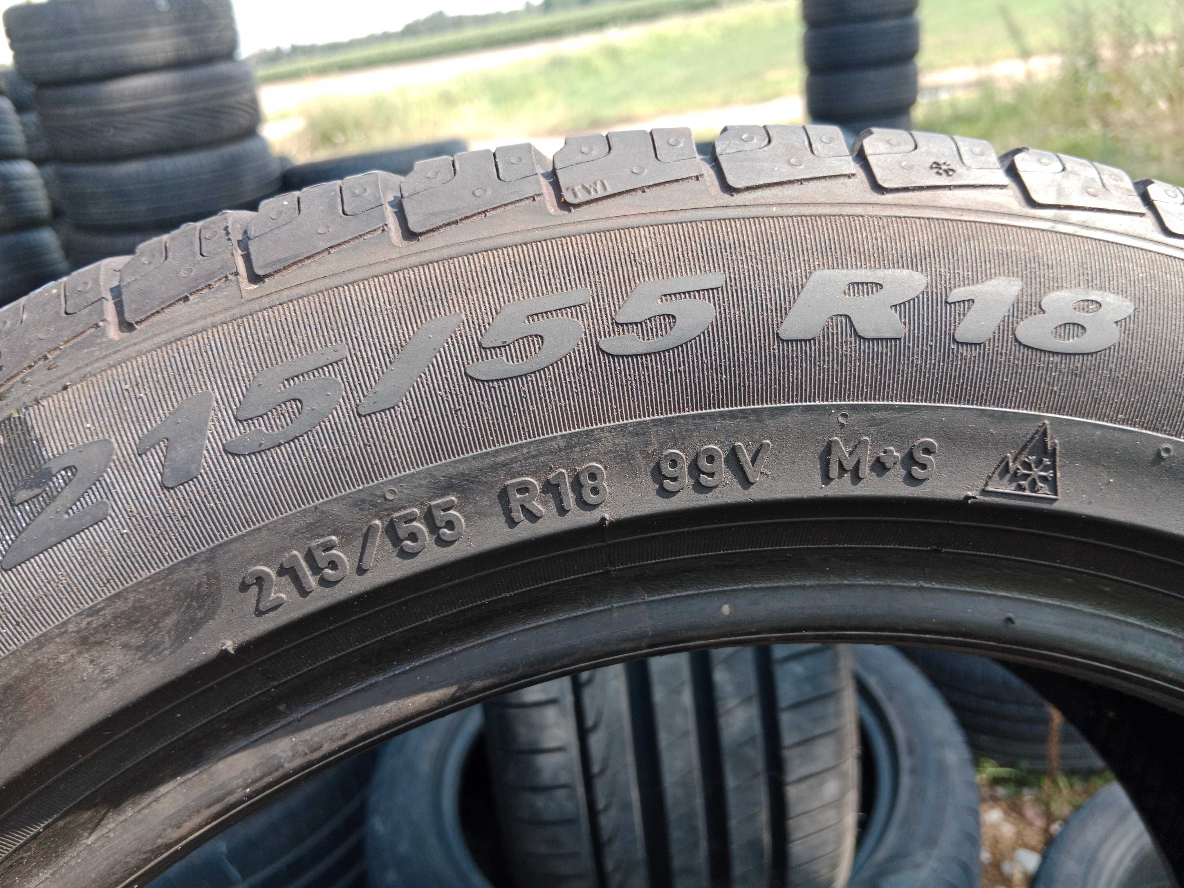 Opona używana 215/55R18 Pirelli All Season Cinturato TM Plus 1szt.