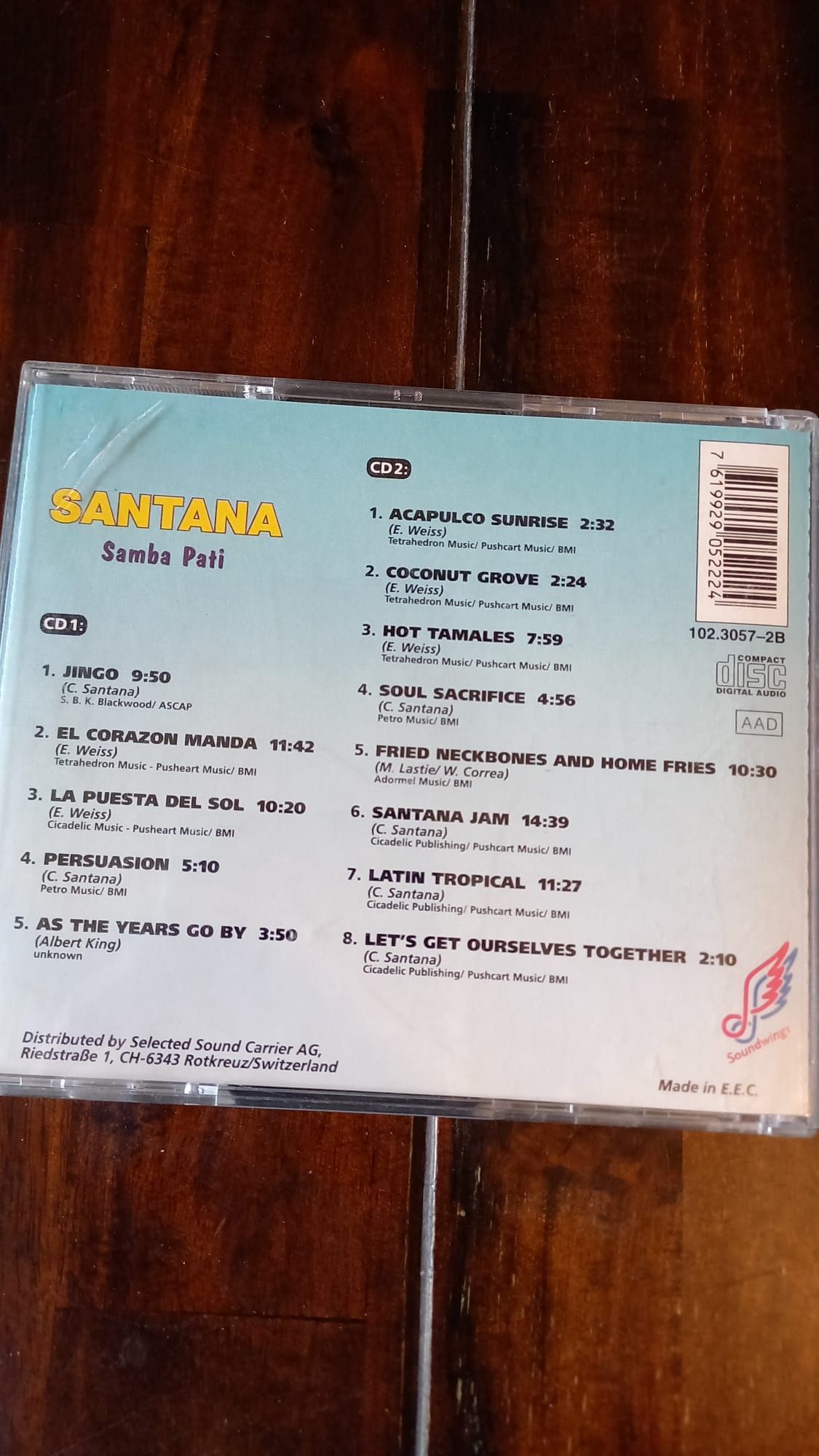 Carlos Santana. Samba Pati