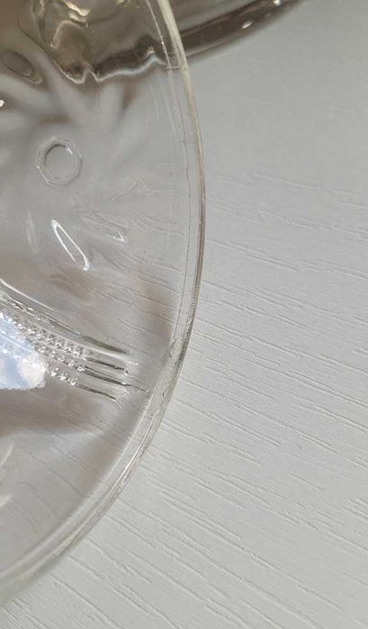 Szklana maselnica maselniczka Ząbkowice słońca