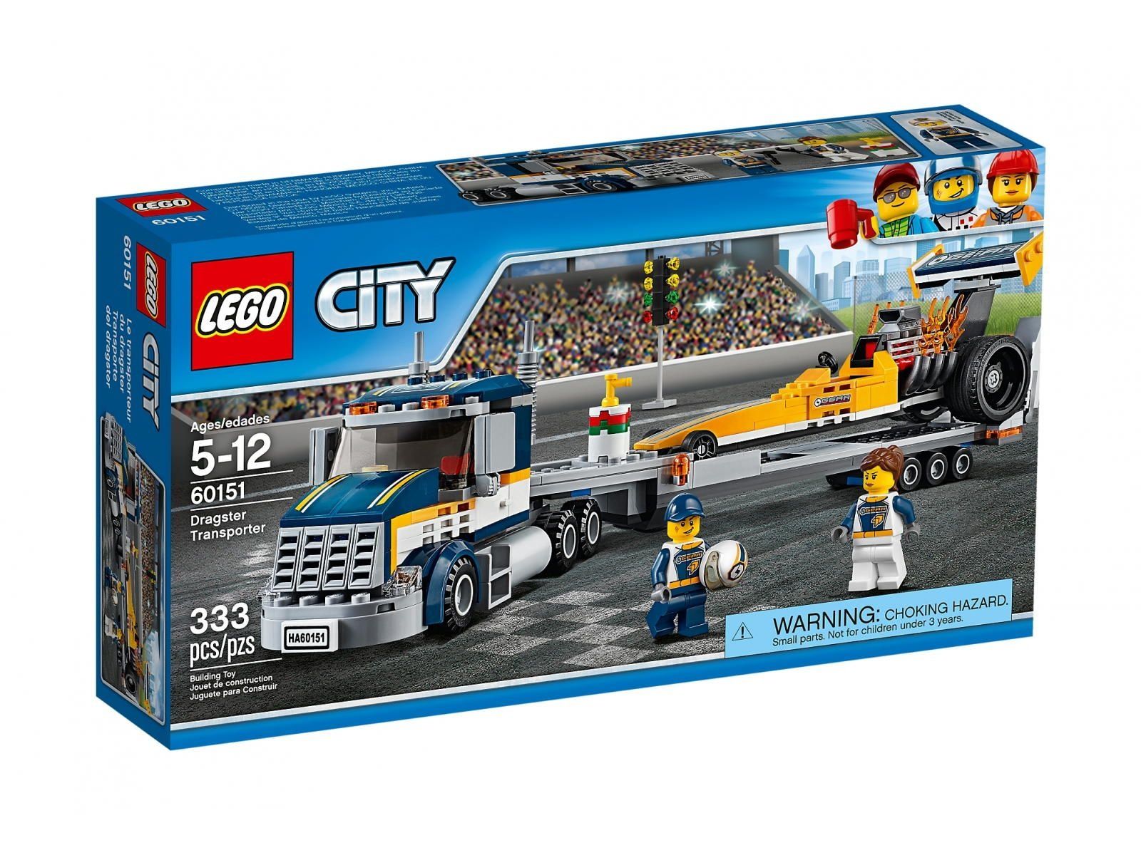 Lego City 60151 - Transport Dragsterów