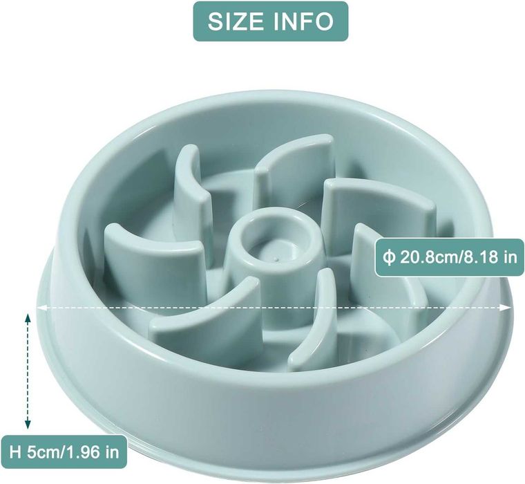 MISKA spowalniająca jedzenie 20cm VINABO antypoślizgowa dla psa s577