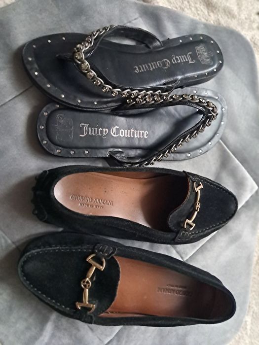 Giorgio Armani Juicy Couture мокасини шльопанці