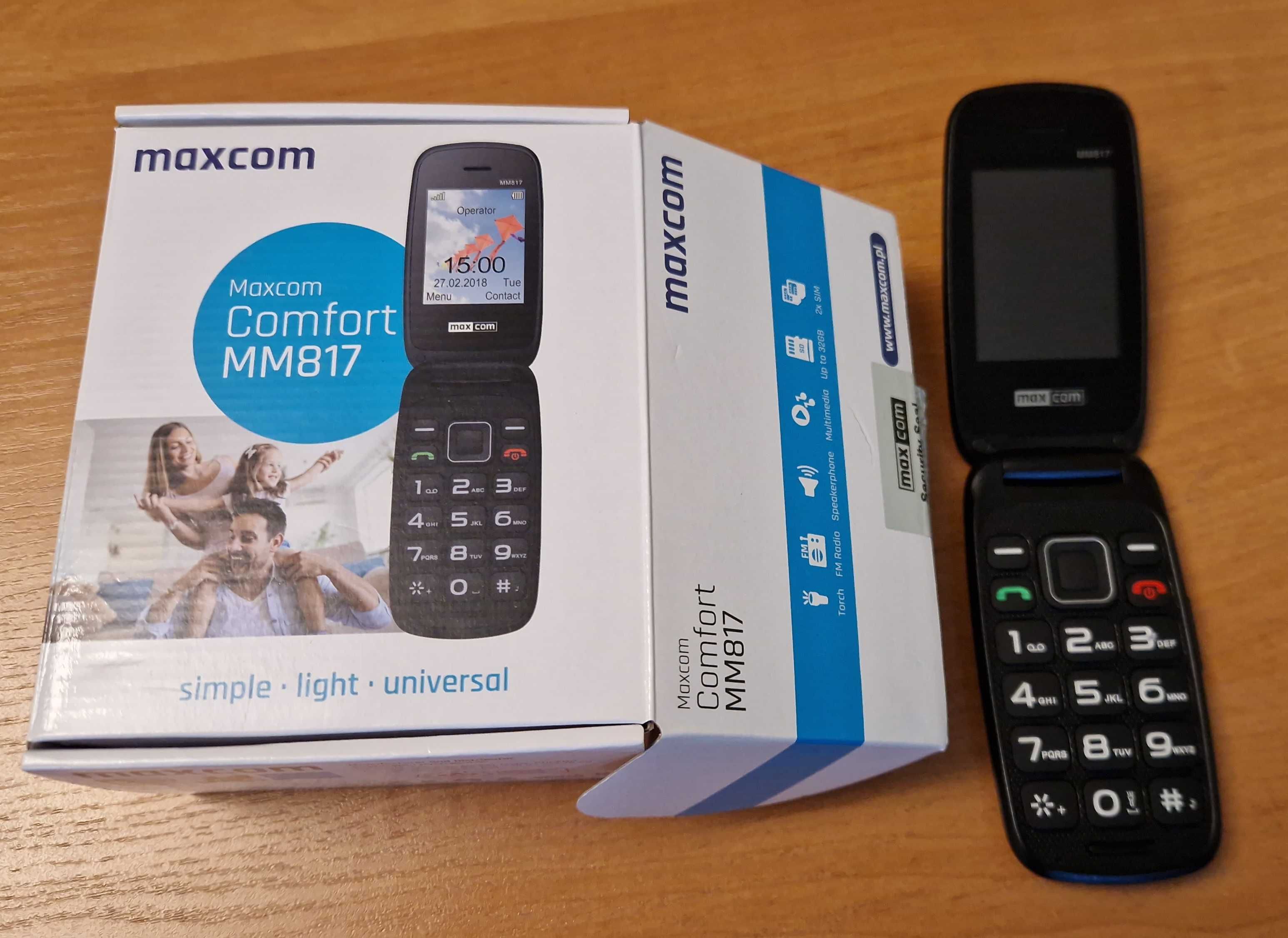Telefon Maxcom MM817 - prosty dla Seniora - Wrocław