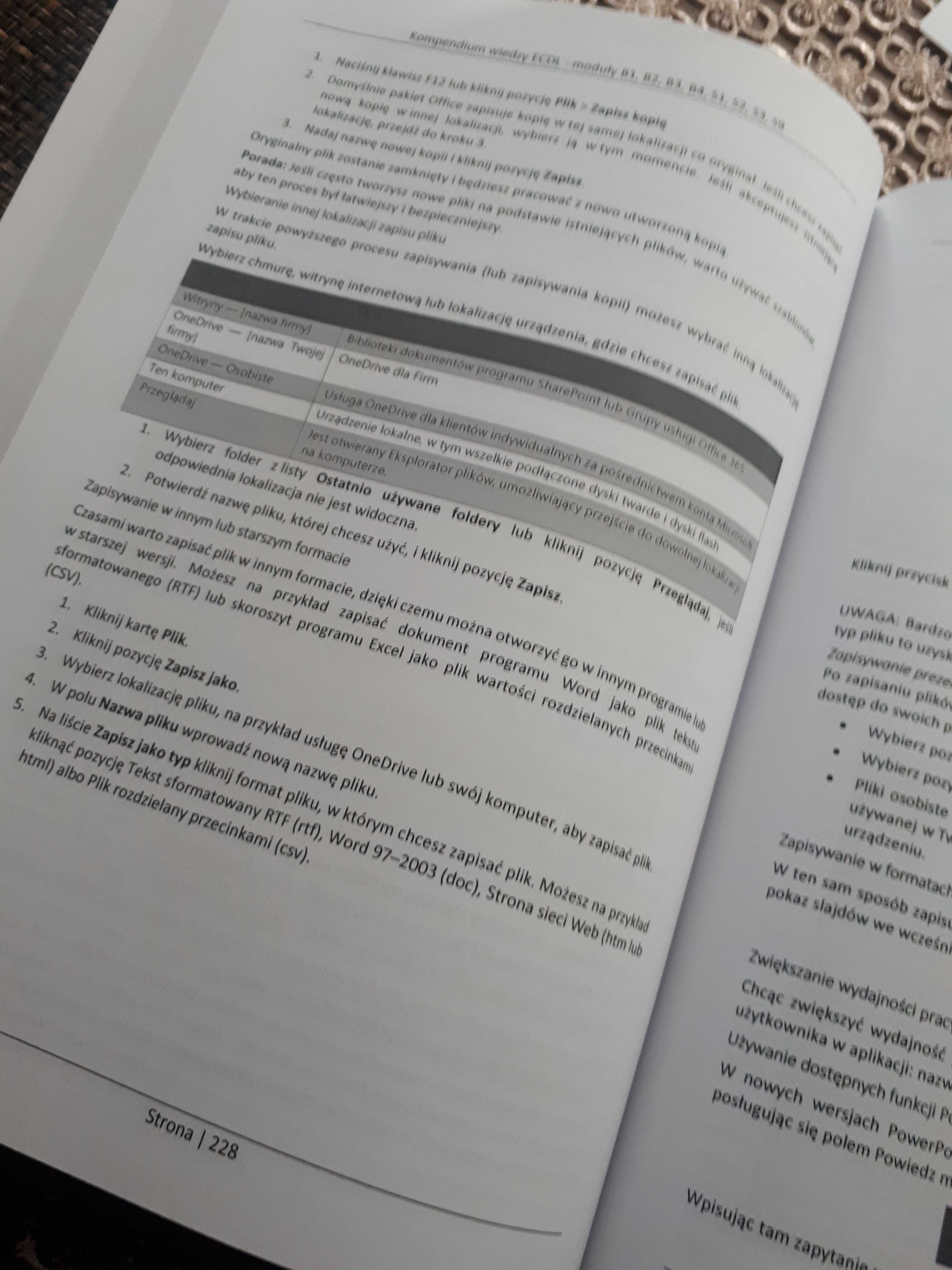 książka Kompendium wiedzy ECDL