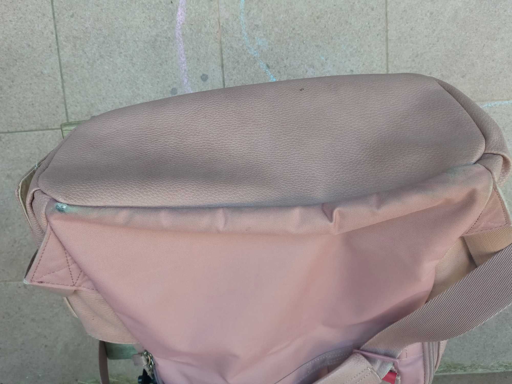 Torba Plecak Babymel idealna do wózka Różowa