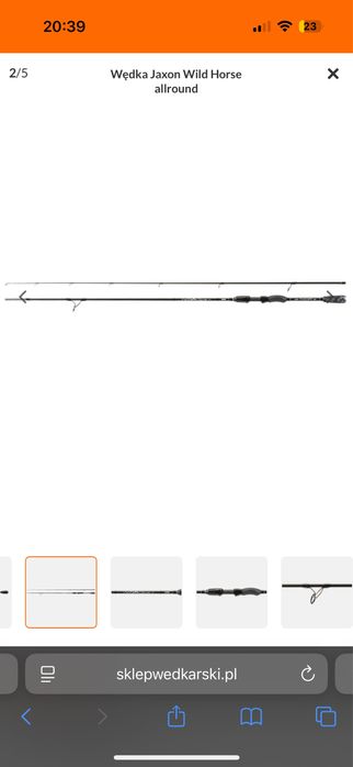 Wedka spinningowa jaxon z kolowrotkiem daiwa