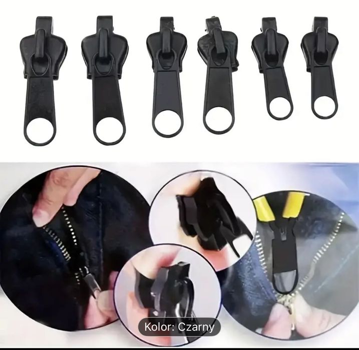 6-częściowy zestaw do natychmiastowej naprawy zamka błyskawicznego