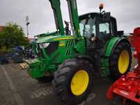 John Deere 6115M  John Deere 6115M z Ładowaczem STOLL pneumatyka