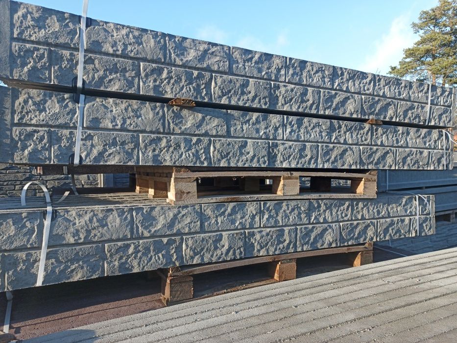 Podmurówka betonowa, łącznik betonowy, płoty betonowe