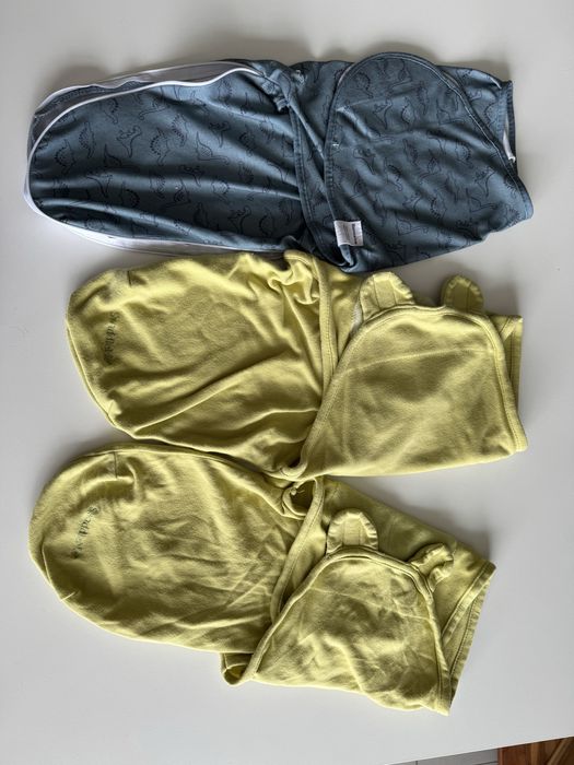 Пелюшка / кокон / спальник 3шт дитячий на липучці SWADDLE ME