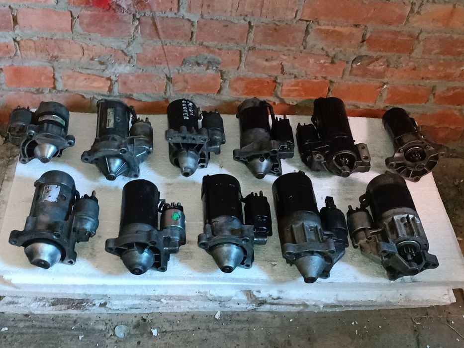 Стартери Citroen/Peugeot 1.4;1.6;1.8b/1.6-1.9-2.0-2.2D-2.5;TD;HDI.