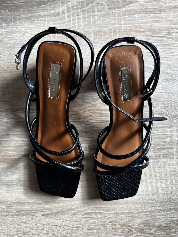 Sandały na obcasie Primark 37 rozmiar