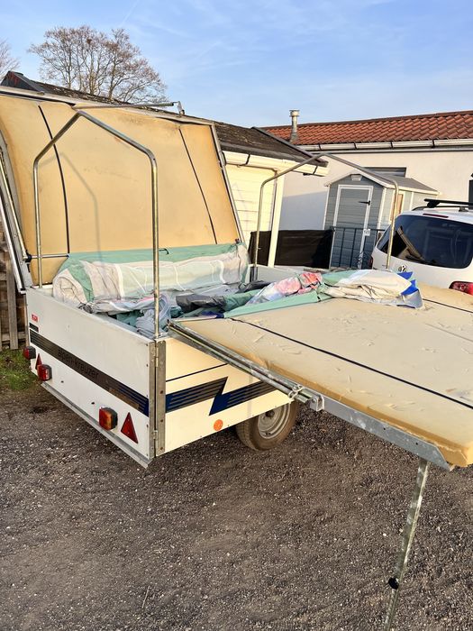 Przyczepka towarowa namiotowa alphen kruizer 650dmc