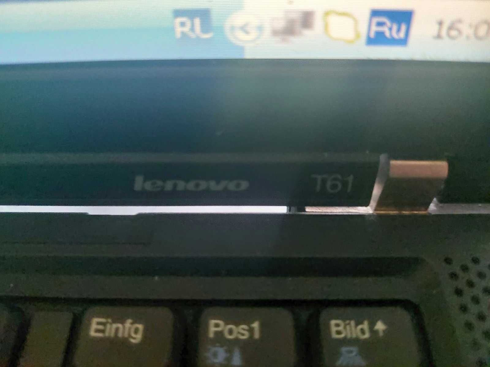 Ноутбук Lenovo T61 (двухьядерний)