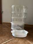 Parowar 800w 3 pietra