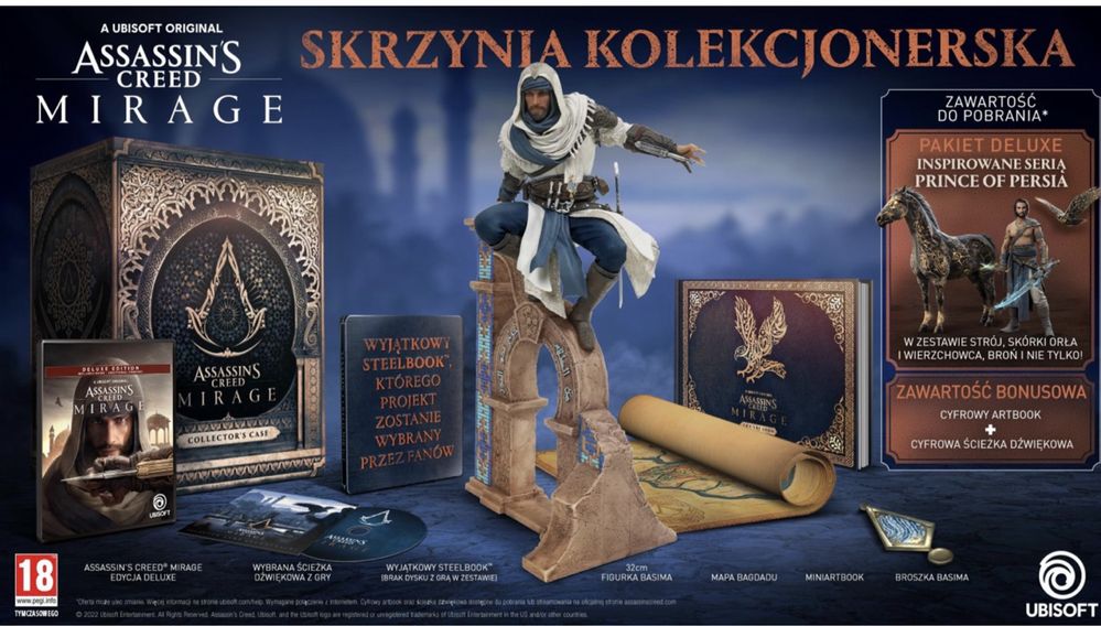 Nowa figurka Assassins Creed Mirage plus dodatki