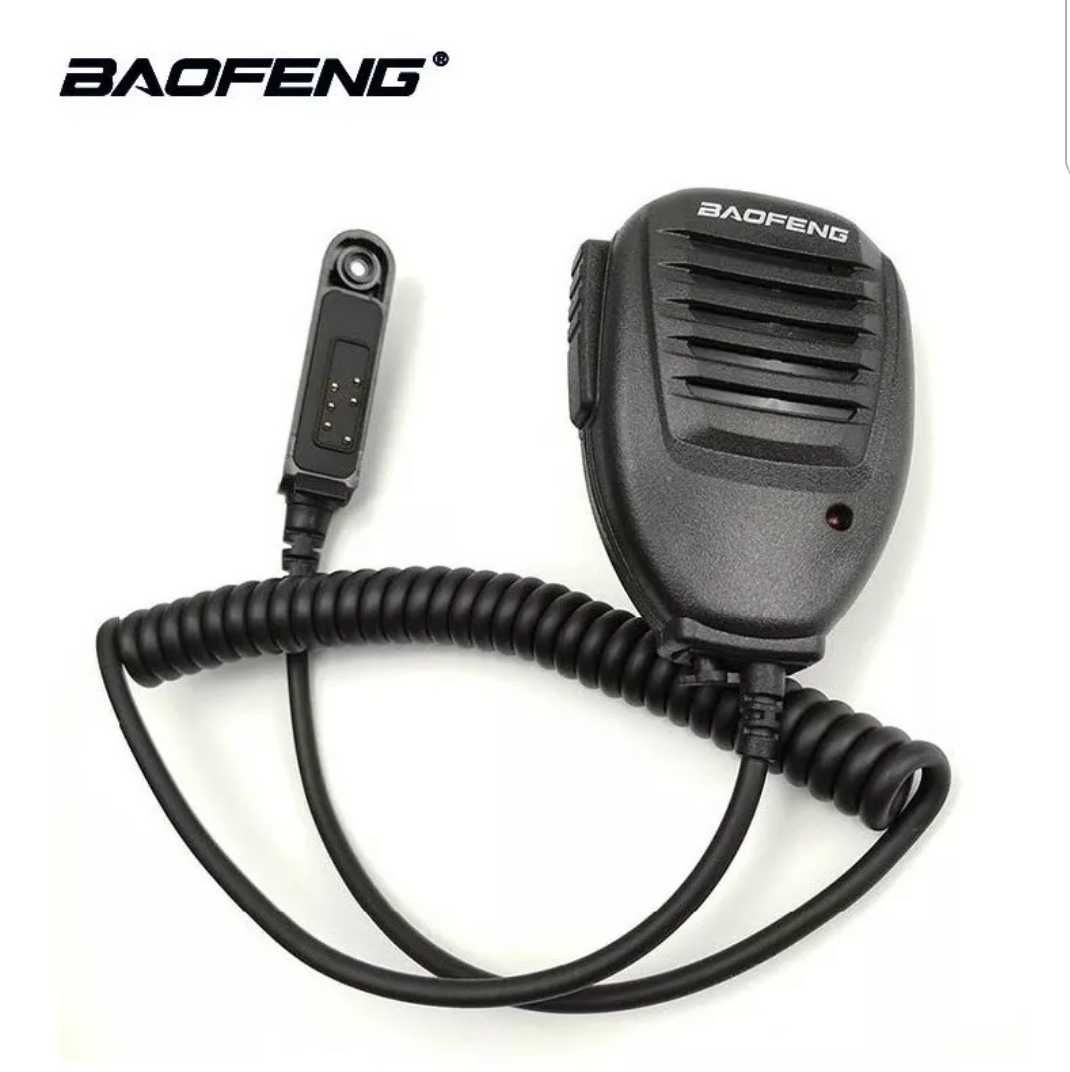 Microfone/Coluna de mão PTT p/Baofeng todos os modelos