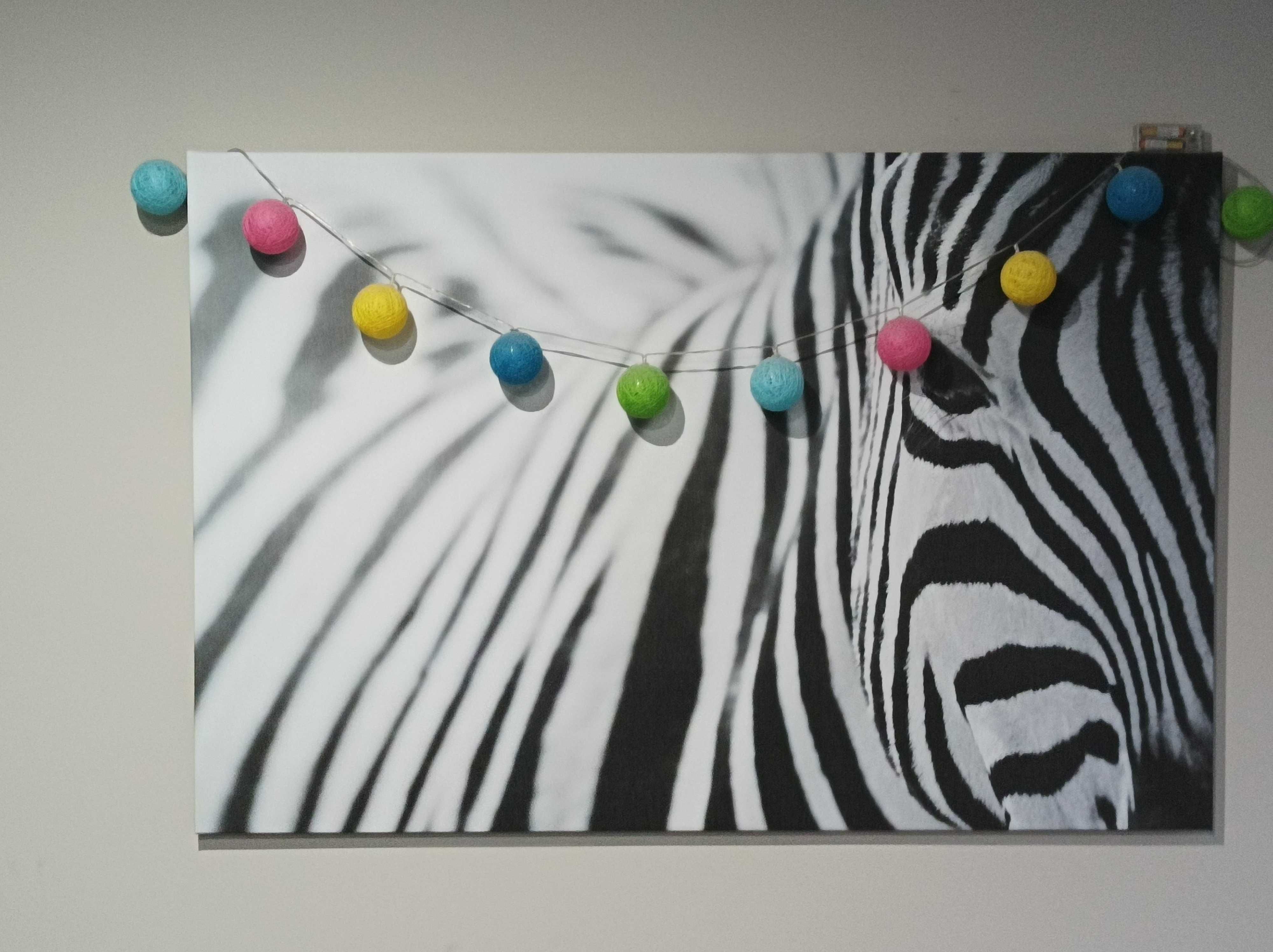 nowoczesny obraz zebra 78x118