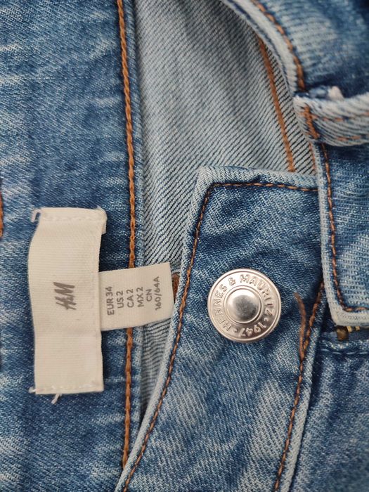 Jeansy H&M z prostą nogawką