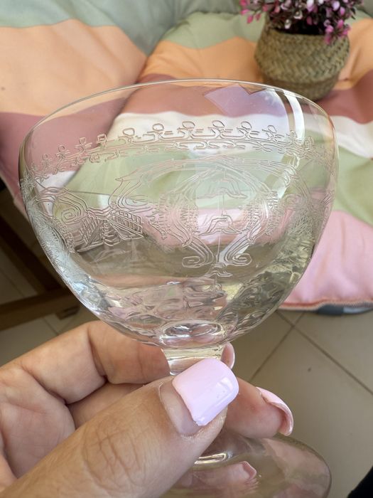 Conjunto 6 Copos + 6 Taças IVIMA Marinha Grande (NOVOS)