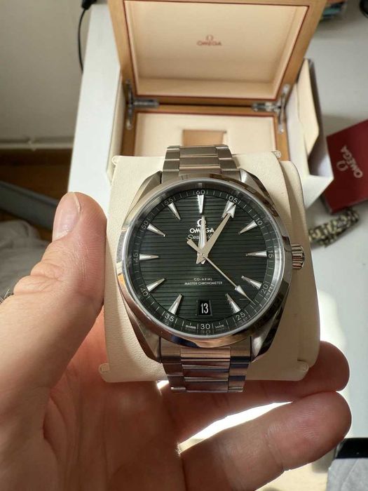 Omega Seamaster Aqua Terra Conjunto Completo Novo