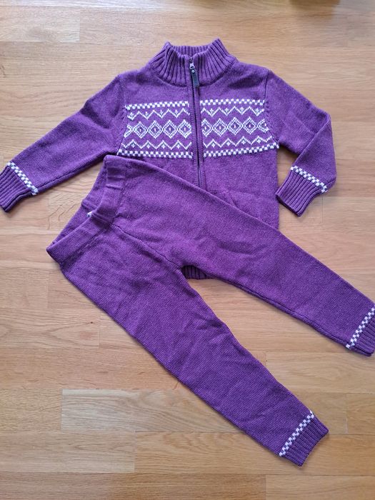 Komplet wełniany