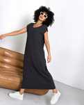 MCO sukienka dresowa midi czarna S/M new %%%