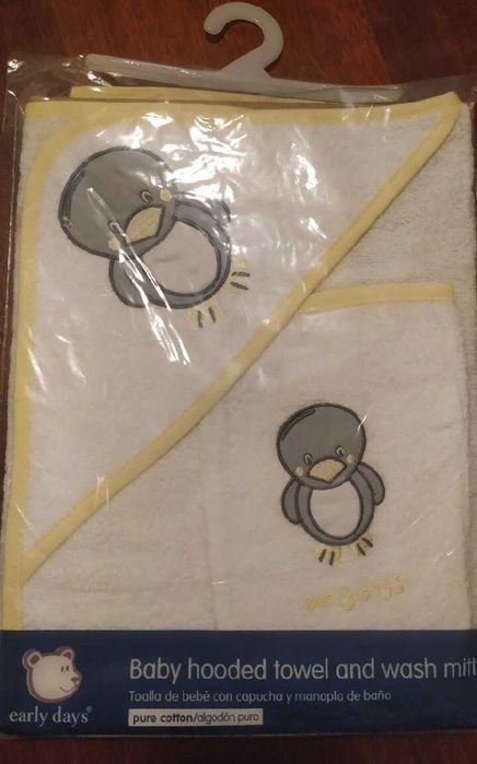 Early Days Komplet prezentowy Ręczniczek z myjką frotte dla dzieci