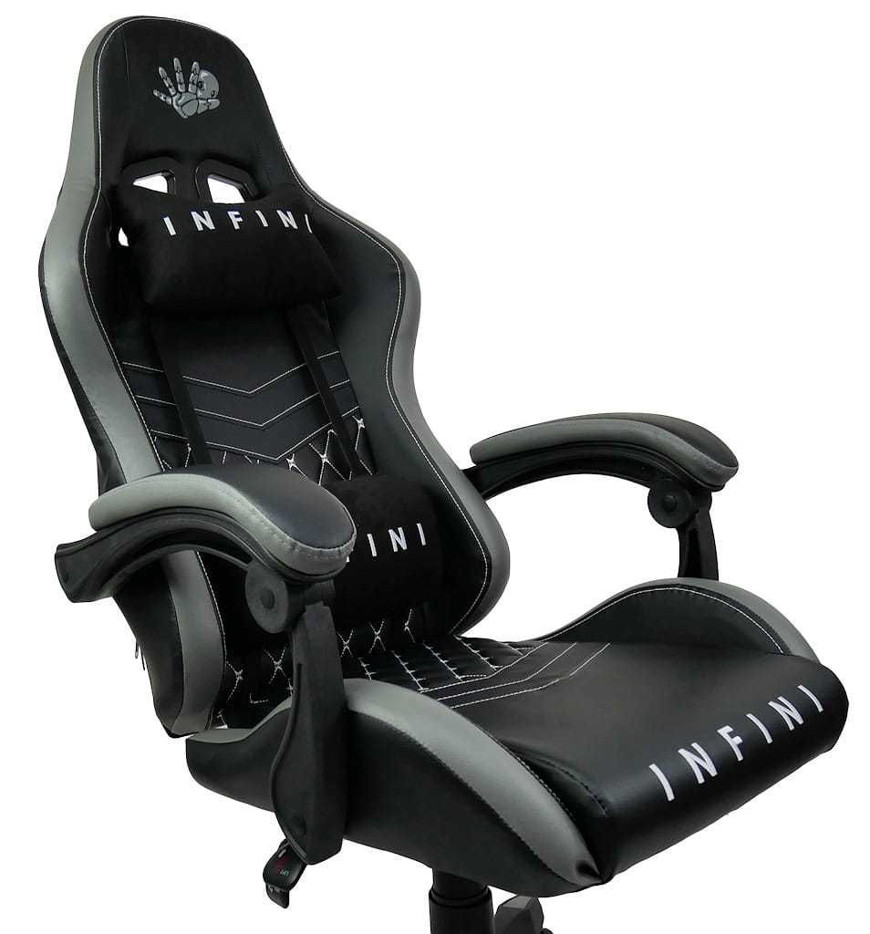 Fotel dla gracza do komputera Infini Five Grey