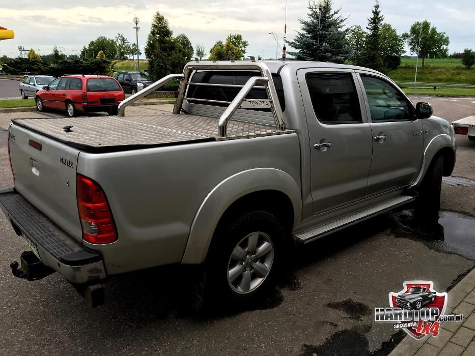 Rury na pakę, zabudowa, pokrywa, orurowanie Toyota Hilux