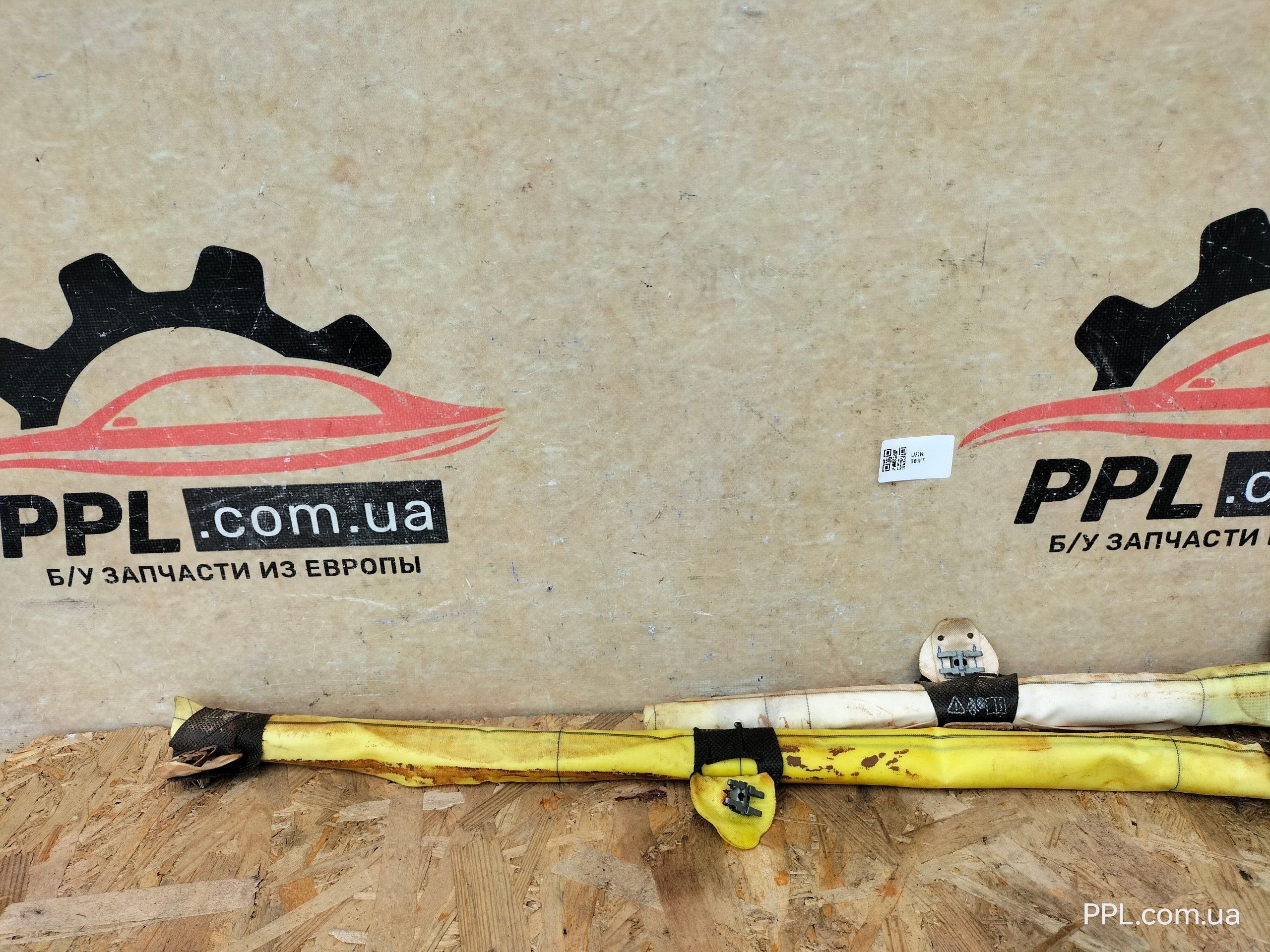 BMW 3 F30 11-18 Подушка безопасности левая шторка Airbag 7221045