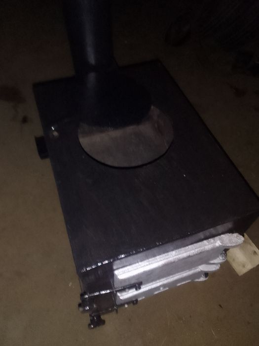 Буржуйка з котлової сталі