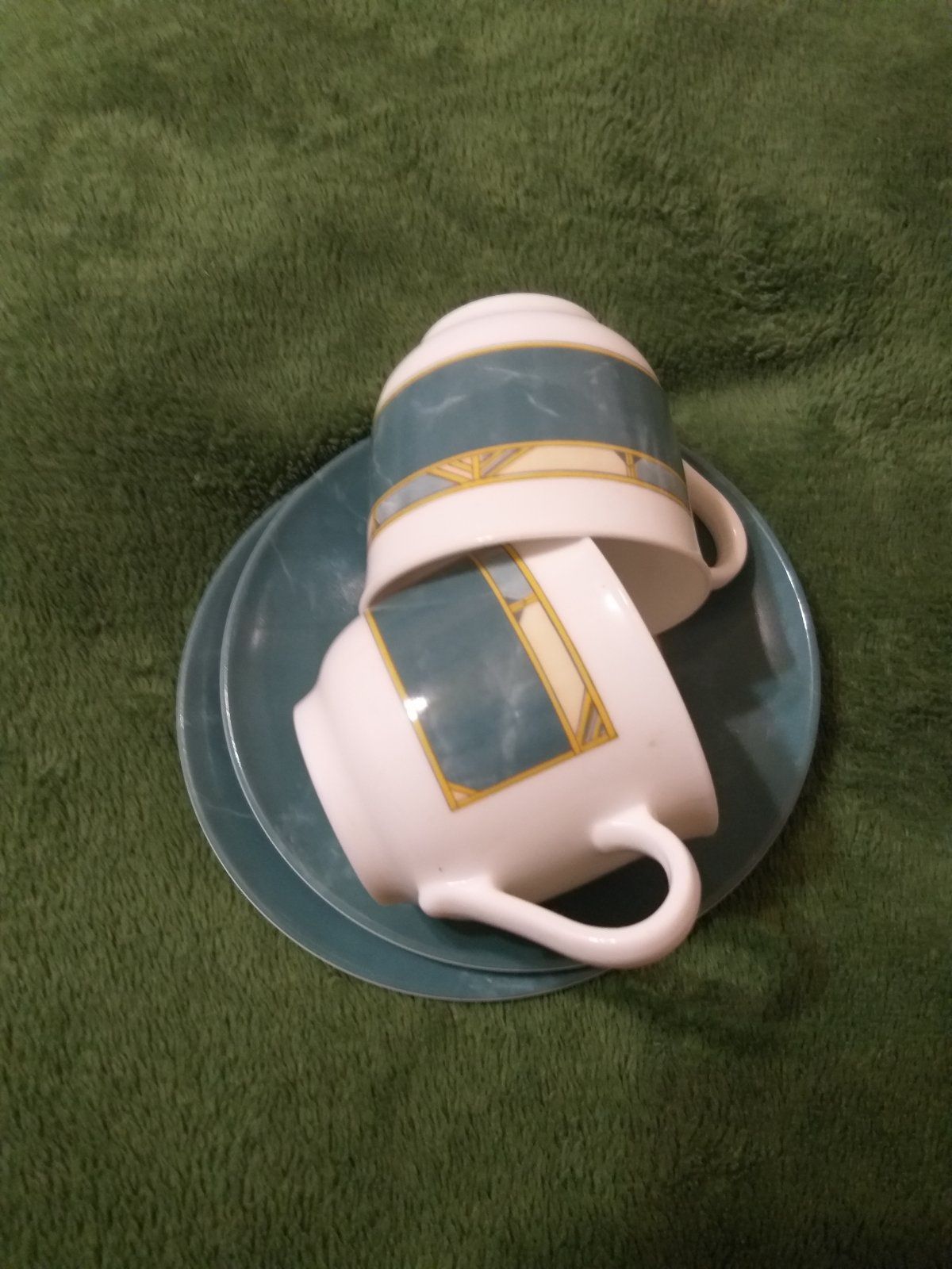 Нежный сервиз чайный кофейный благородного цвета на шесть персон