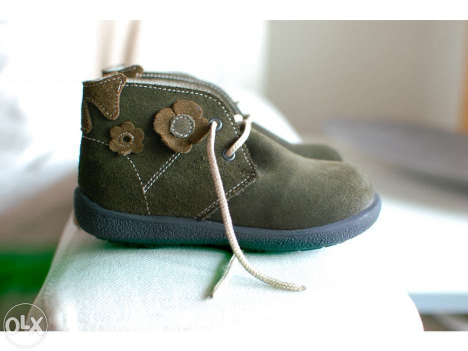 Botas Camurça Verde Escuro