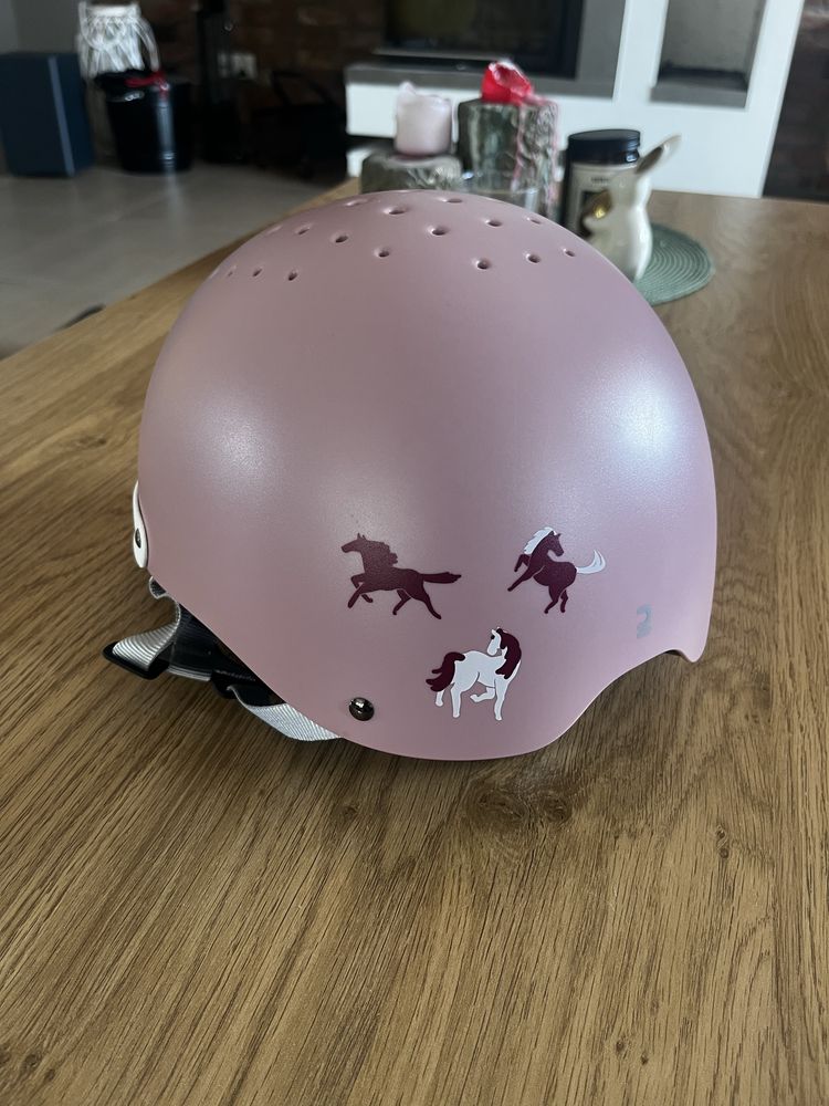 Kask jeździecki dla dzieci Fouganza Decathlon