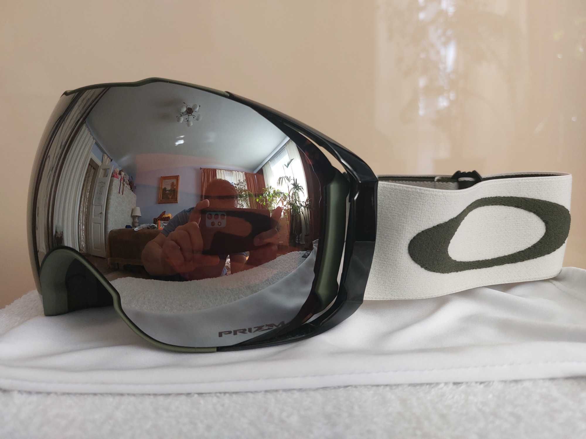 Маска очки лыжная горнолыжная OAKLEY AIRBRAKE XL PRIZM