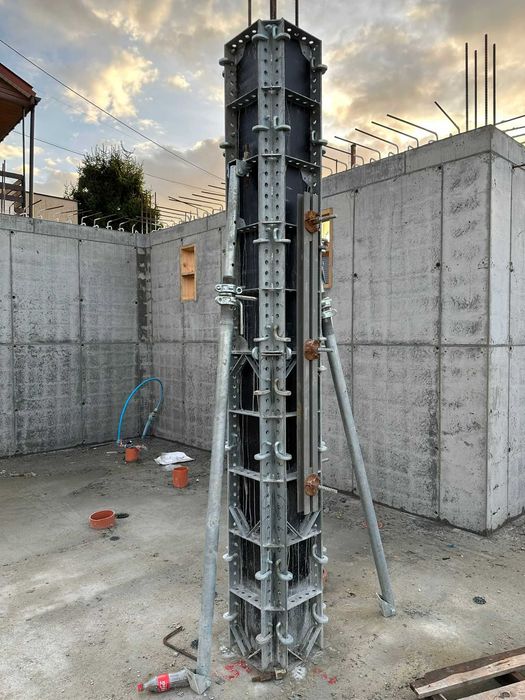 Wynajem płyt szalunkowych MINI BOX 24×150 cm słupy, ściany Grójec