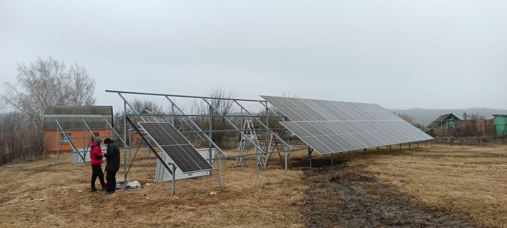 Монтаж Сонячних Панелей Установка солнечных батарей качественно