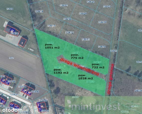 Działka pod zabudowę mieszkaniową