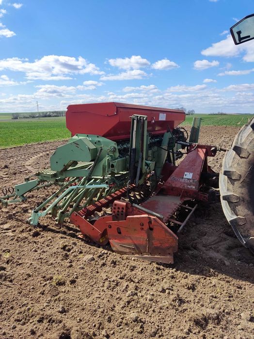 zestaw uprawowo siewny amazone kuhn 3m brona wirowa + siewnik