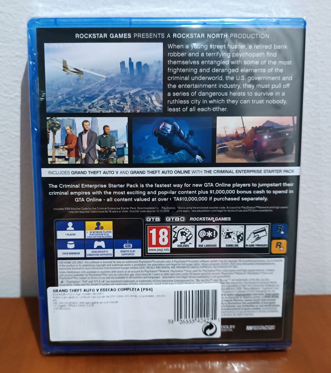 Grand Theft Auto V (PS4) - Novo