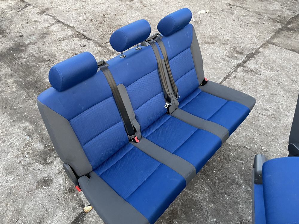 VW T5 Multivan Fotele Kanapa Ławka obrotowe podgrzewane idealny stan