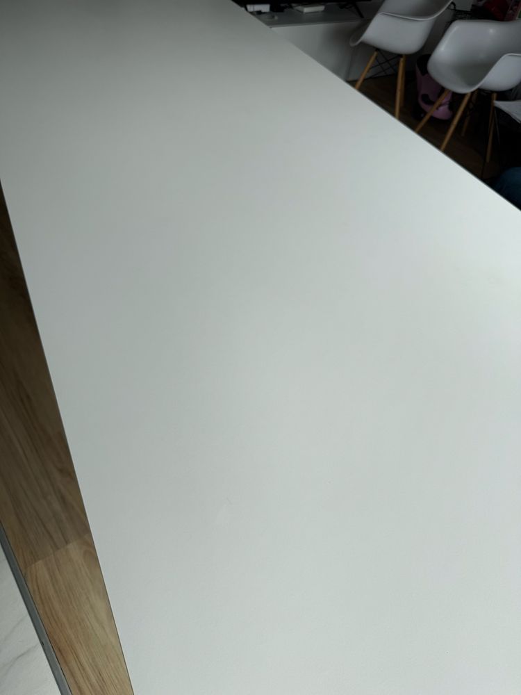stół biały loft z blatem dodatkowym