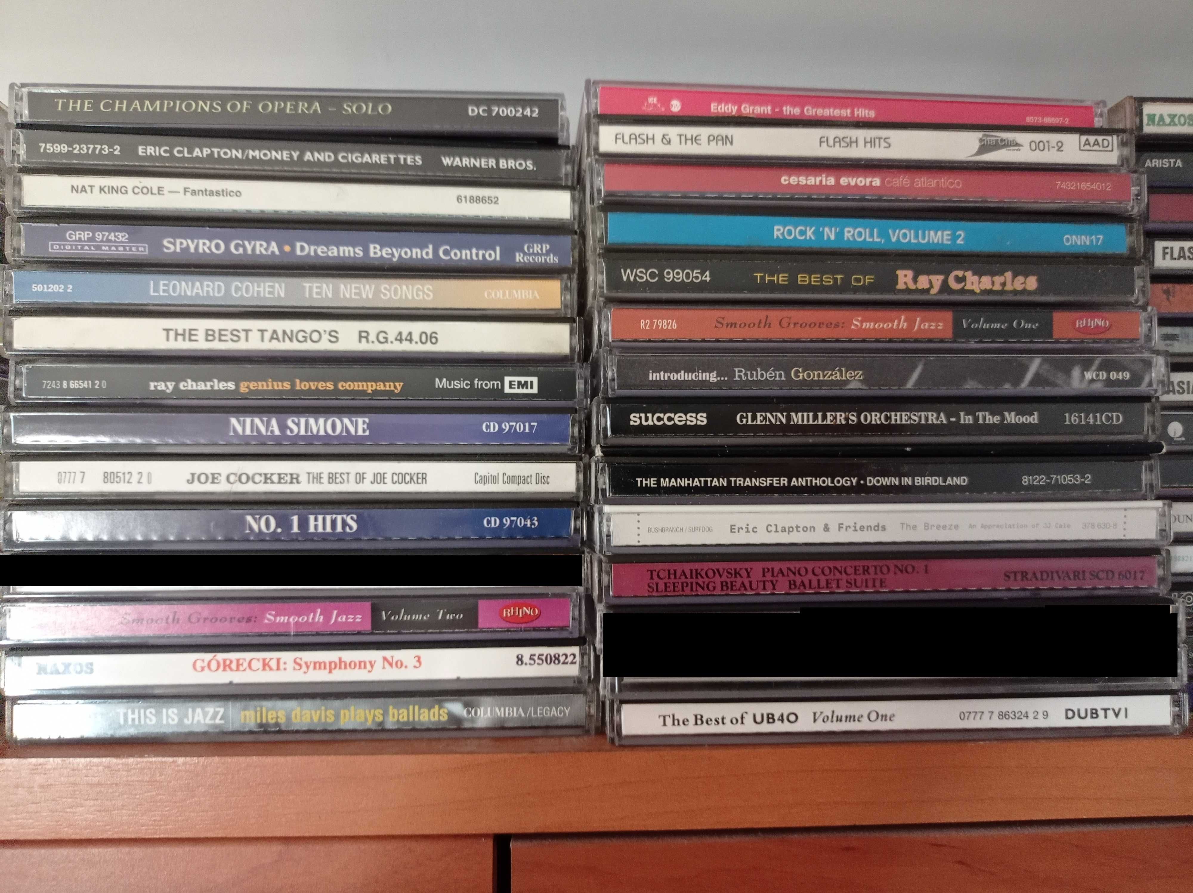 53 płyty CD - zagraniczne, jazz, klasyczna, rock n roll itp.