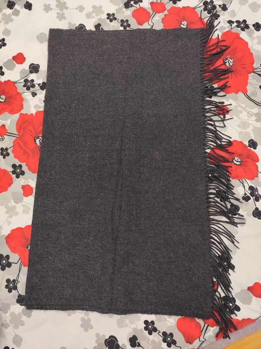 Теплий, великий шарф з кашеміру