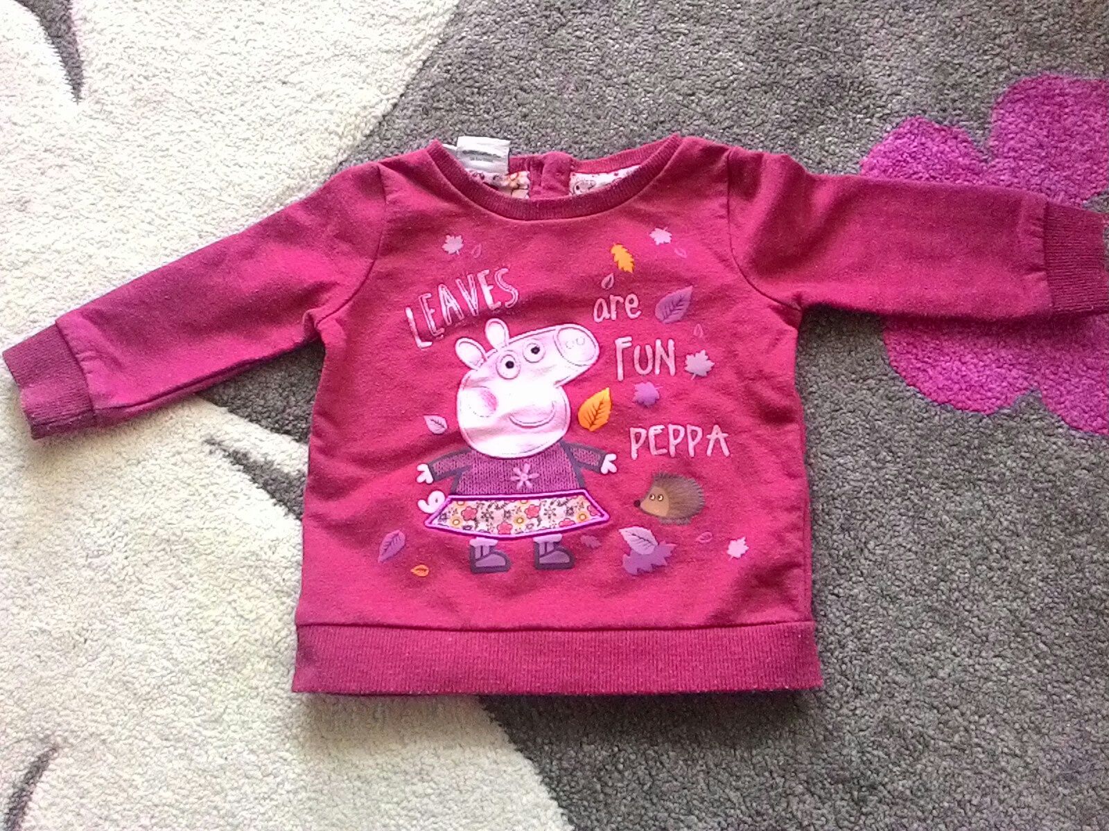 Bluza świnka Peppa 6-9M