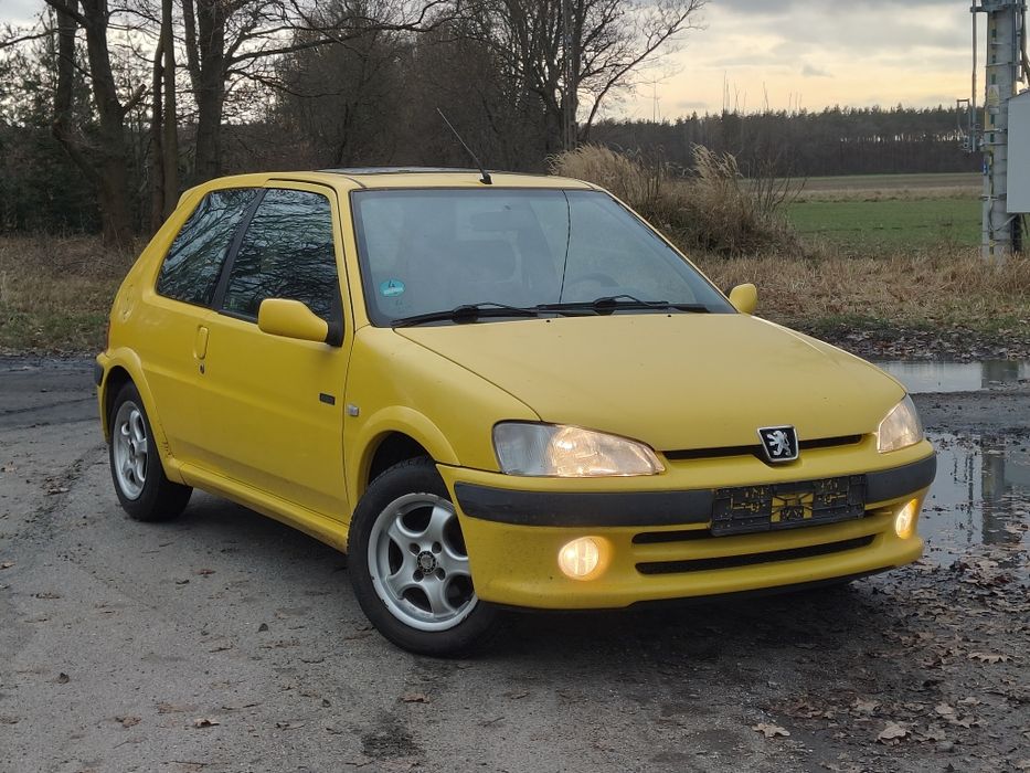 Peugeot 106 Sport 1.4 79tys. Przebiegu el. Szyby Lustra