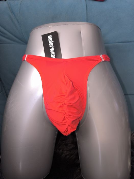 Stringi męskie push up odpinane po obu stronach