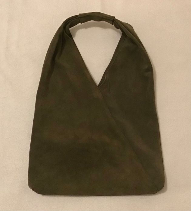 Mala de senhora em couro genuíno