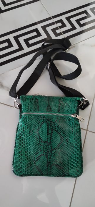 Сумочка через плече пітон кросбоді